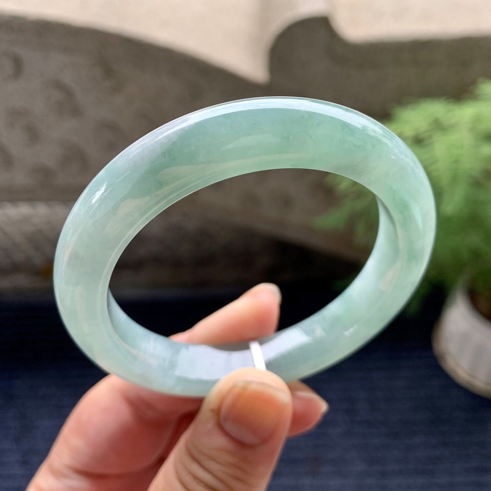 细糯种晴底平安镯（55.5mm)（yc089971）