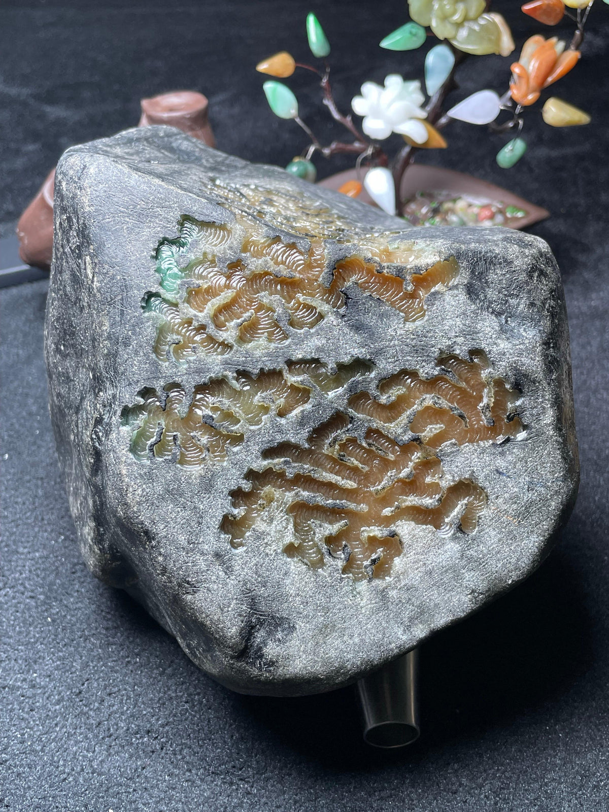 莫湾基开窗冰黄翡（yc693746）