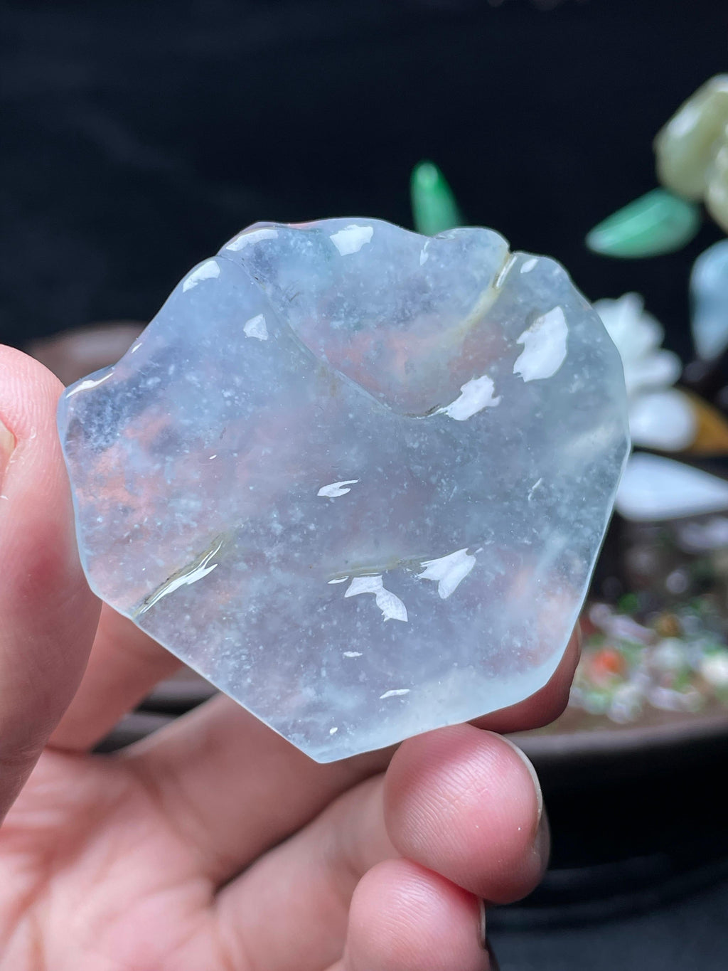 高冰雪花棉挂件料（yc521748）