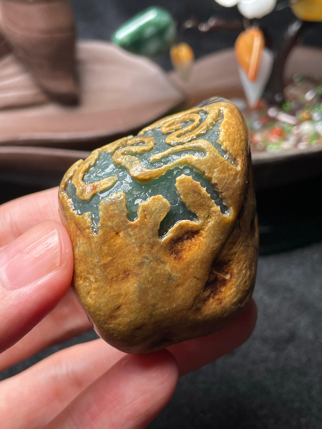 大马坎冰晴挂件料（yc496780）
