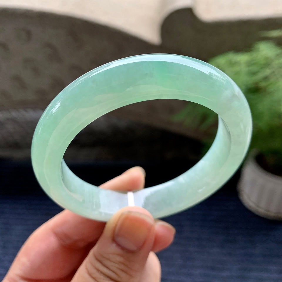 细糯种晴底平安镯（55.5mm）（yc101290）