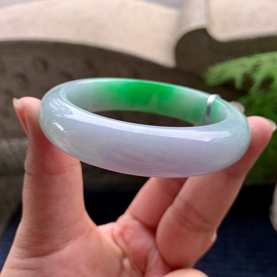 细糯种春彩平安镯（57.6mm）（yc097032）