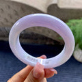细糯种淡紫罗兰平安镯（56mm）（yc101907）