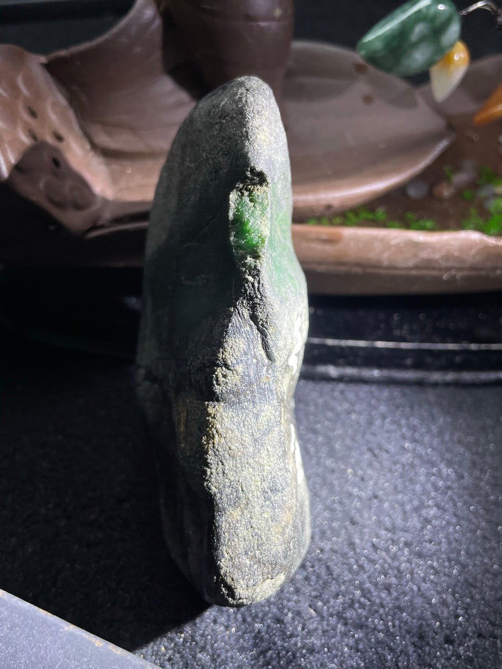 全赌莫湾基蟒带环绕断口色料小精品（yc530703）