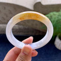 糯种黄翡平安镯（57.2mm）（yc116150）