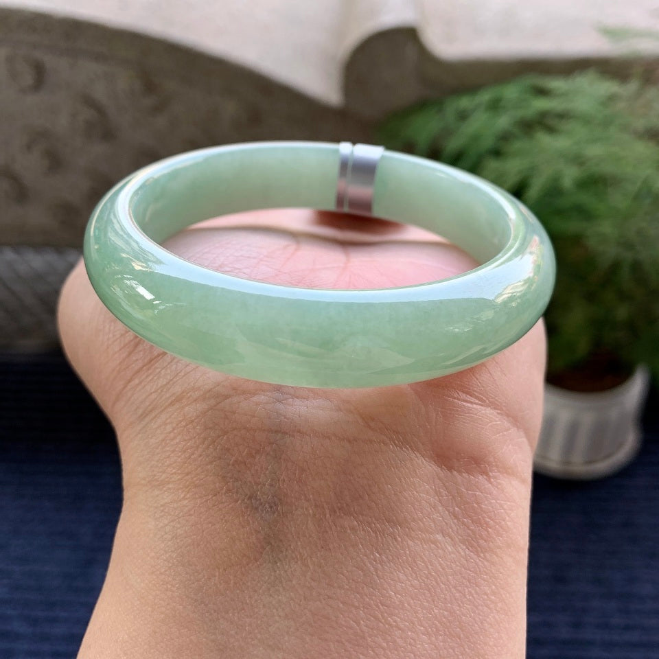 细糯种晴底色平安镯（58mm）（yc079274）