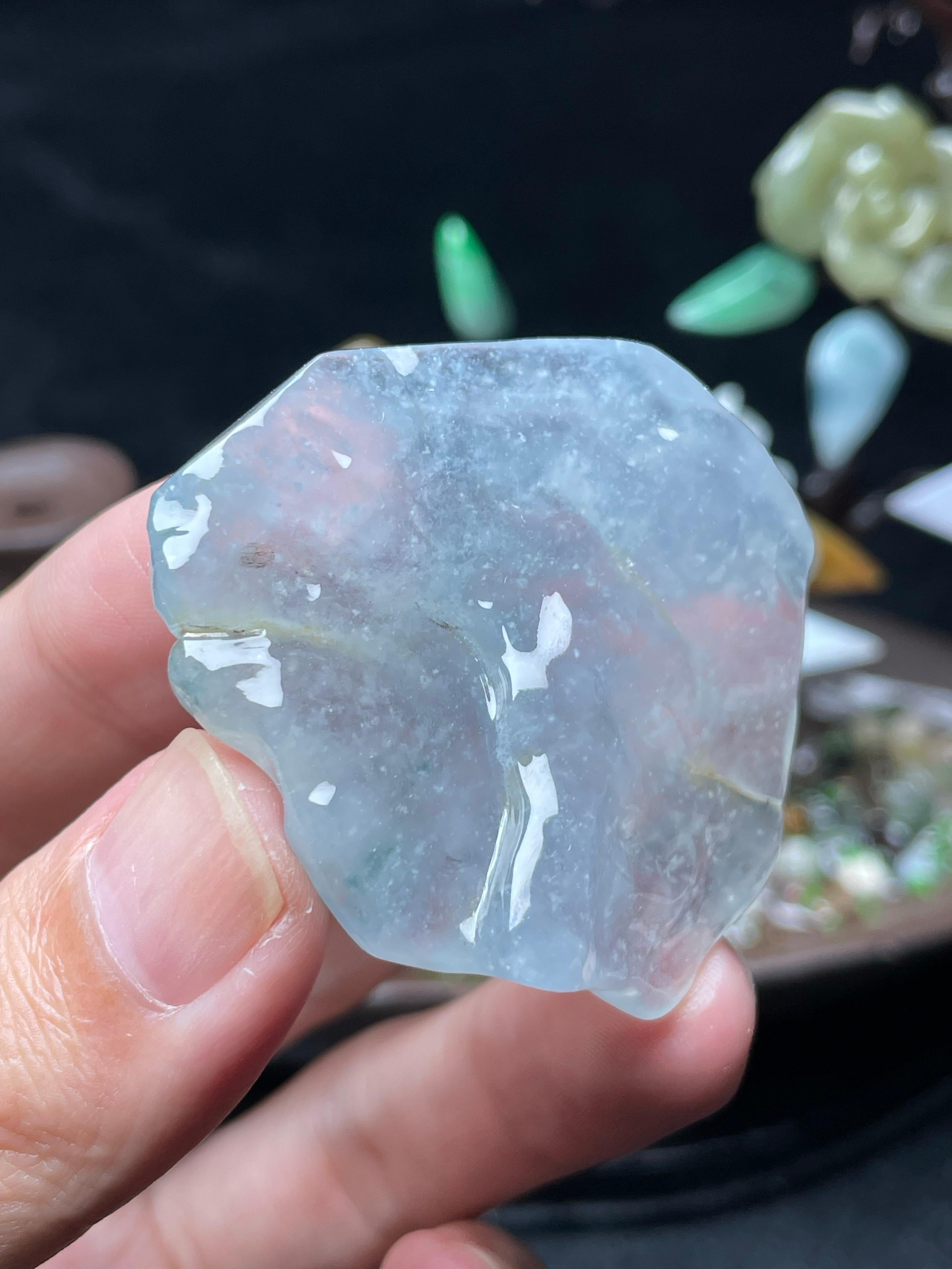 高冰雪花棉挂件料（yc521748）