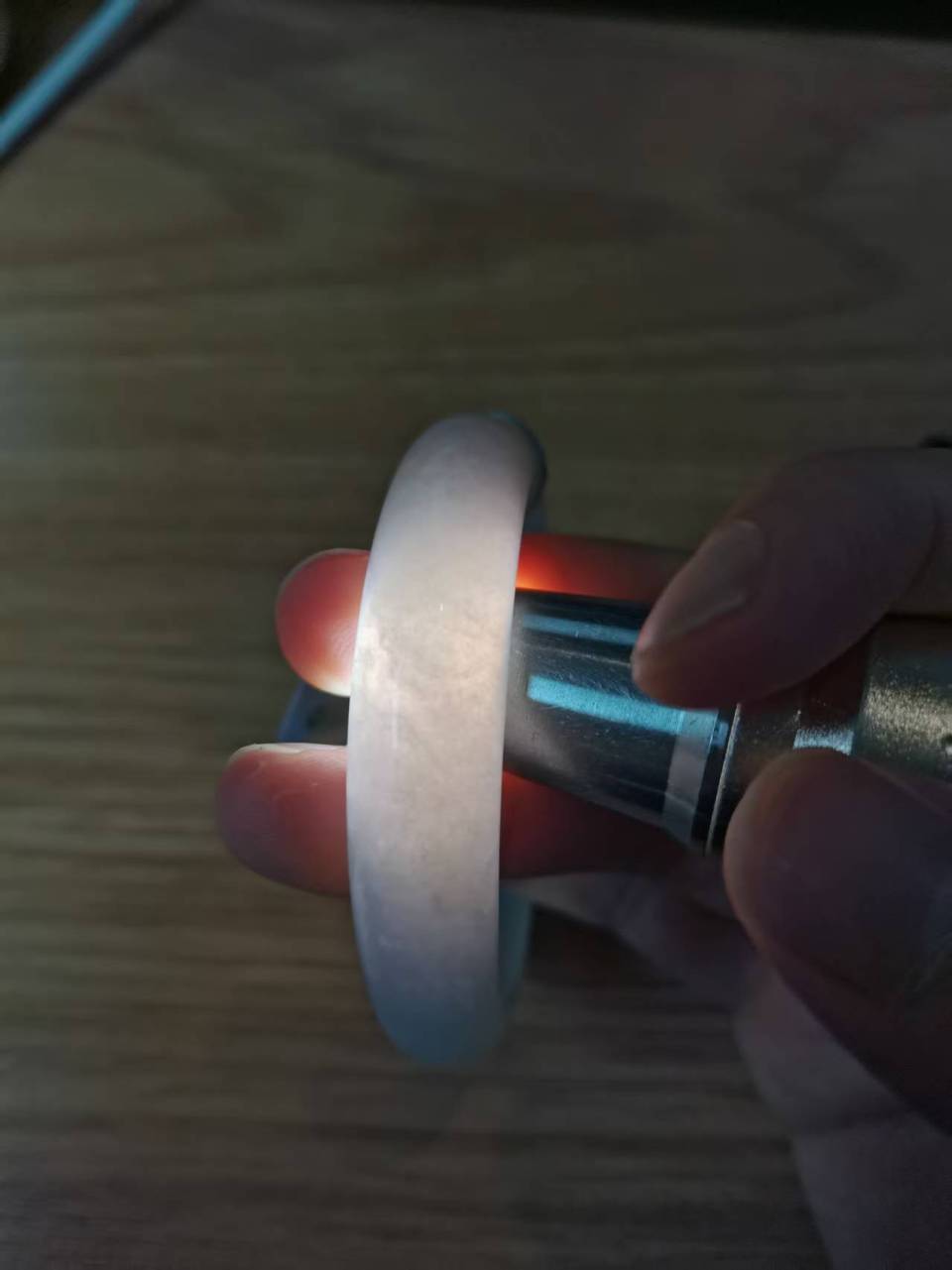 糯冰种无色贵妃手镯（57mm）（yc101904）