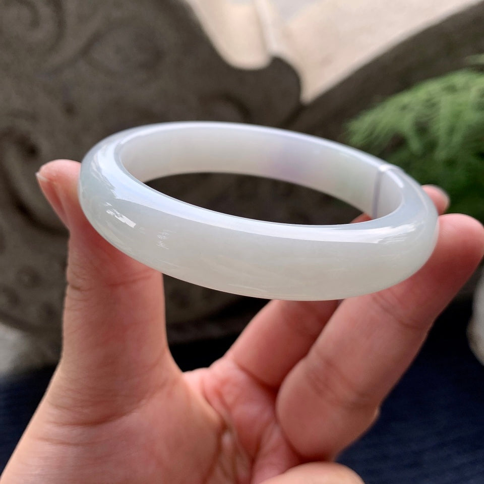 细糯种紫罗兰平安镯（58mm）（yc091746）