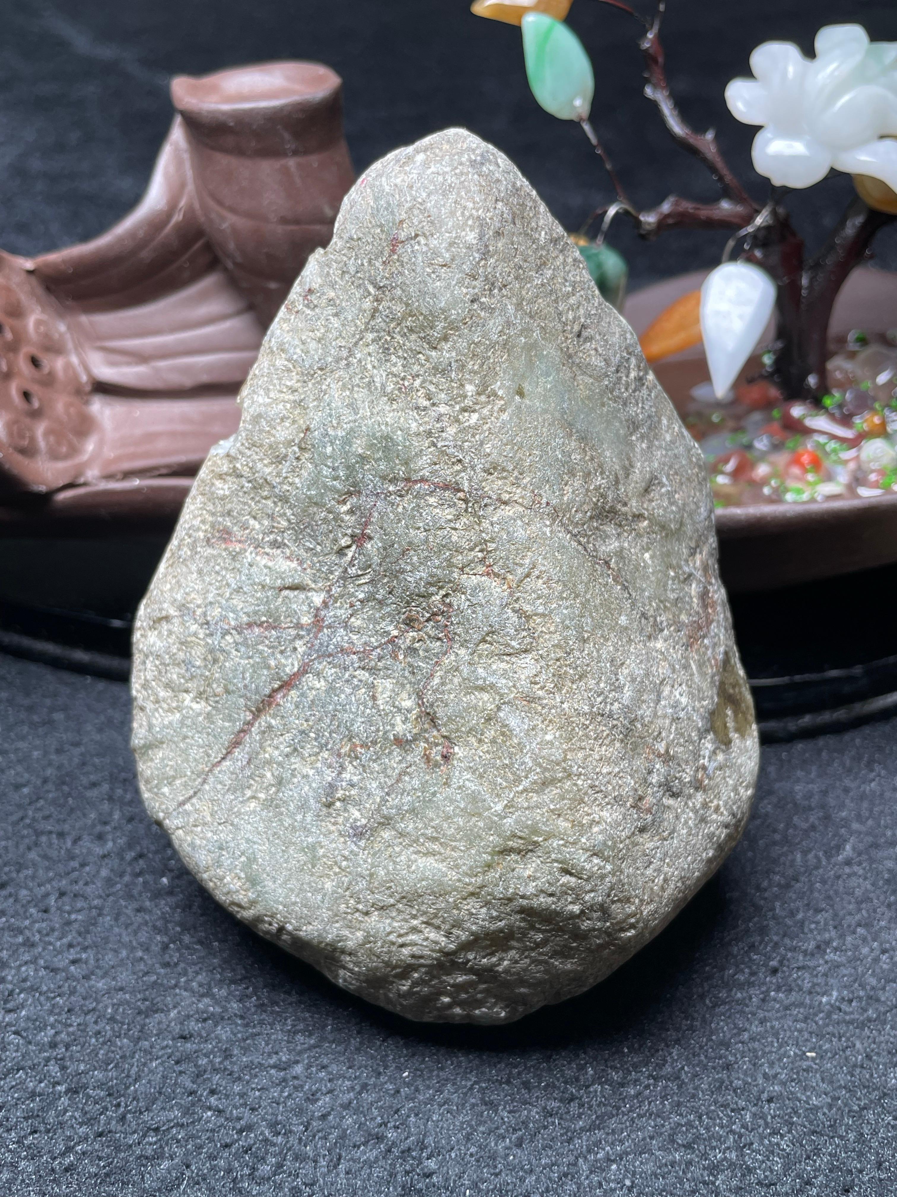 后江开窗淡春彩牌子挂件料（yc532871）
