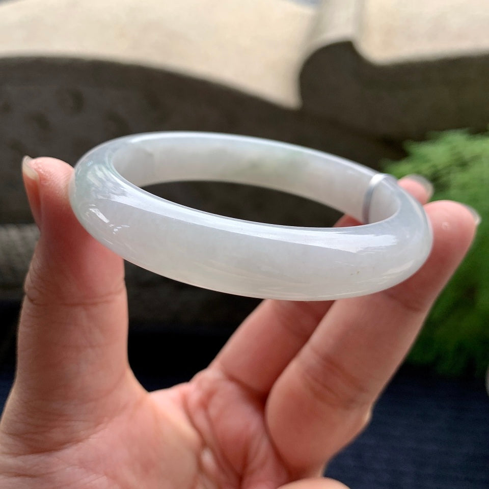 糯种飘花平安镯（57.4mm）（yc096613）