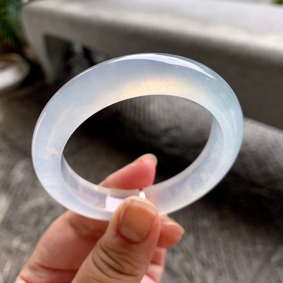 冰种无色平安镯（54mm）（yc096246）