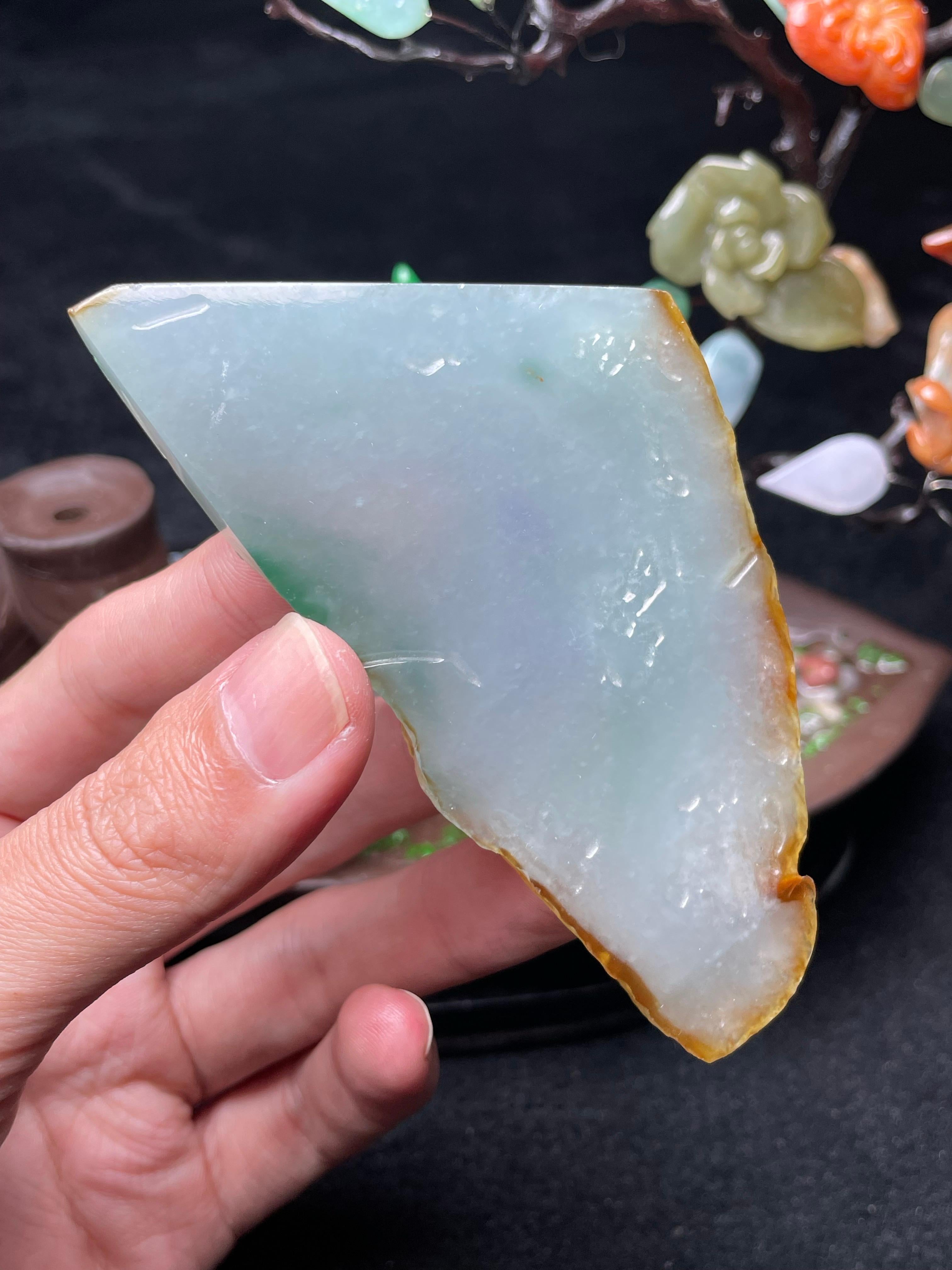 三彩冰底牌子料（yc507744）