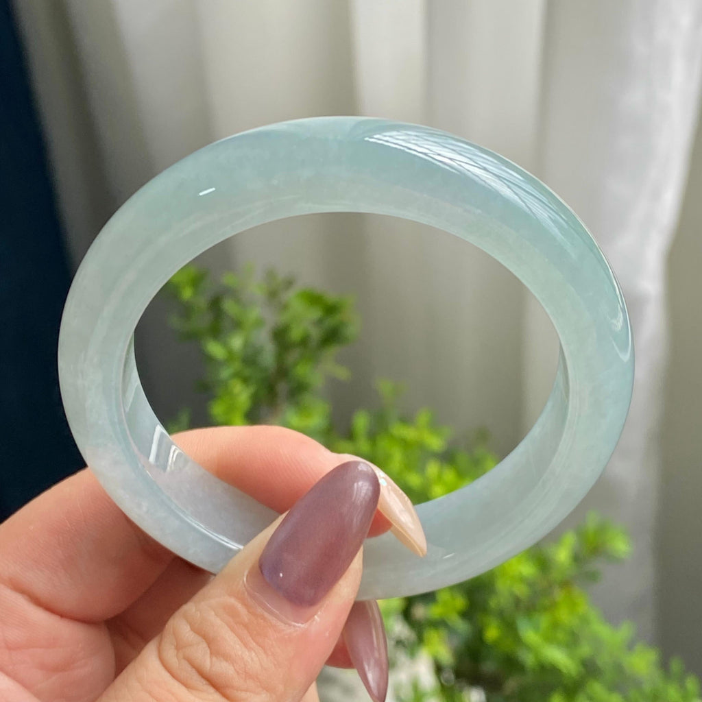 糯冰种晴底平安镯（55圈）（yc200594）