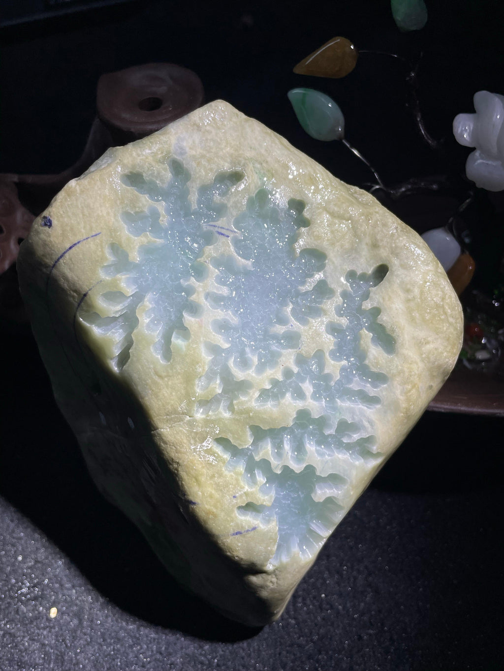 南齐开窗冰底晴水料（yc703688）