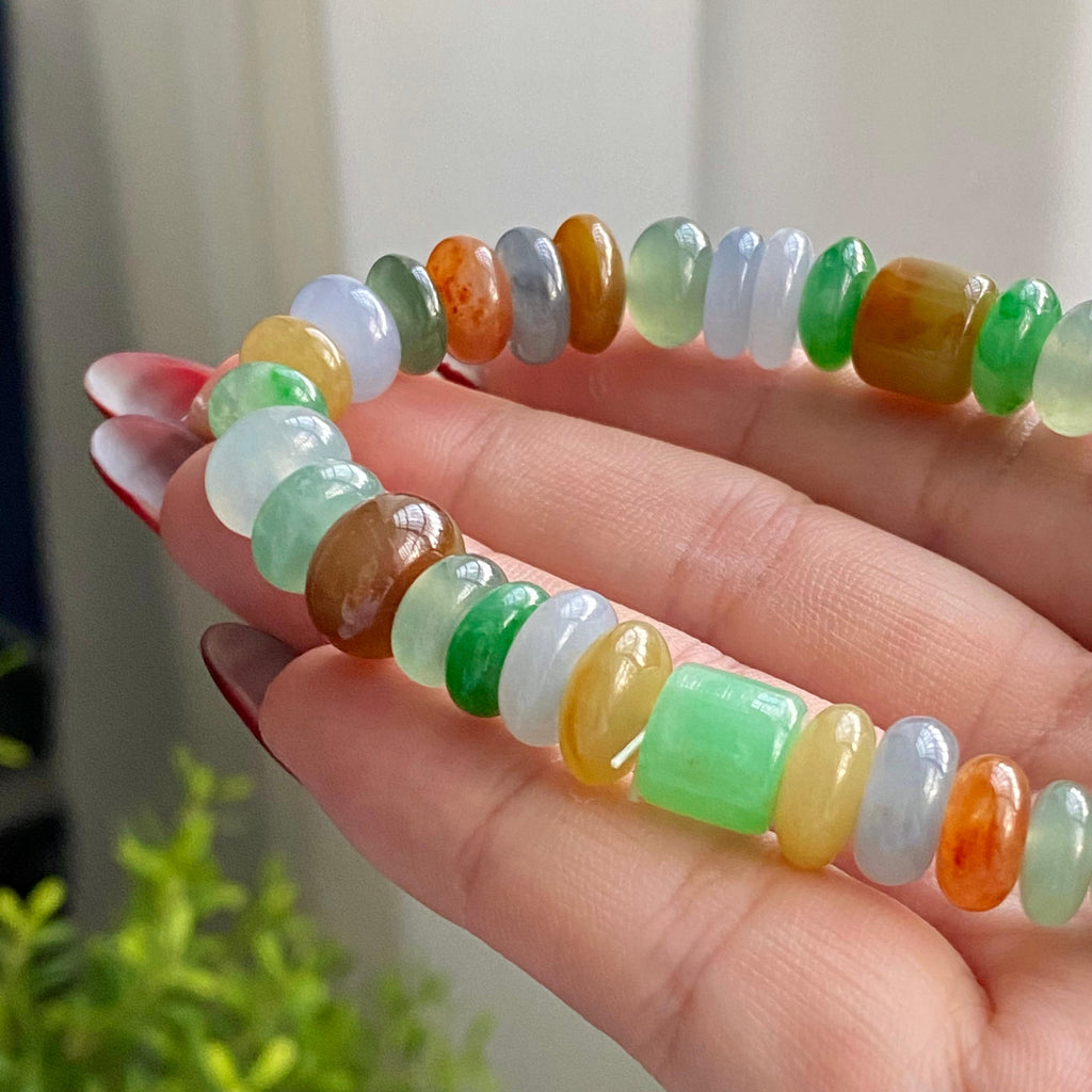 冰种多宝单圈手串（yc215253）