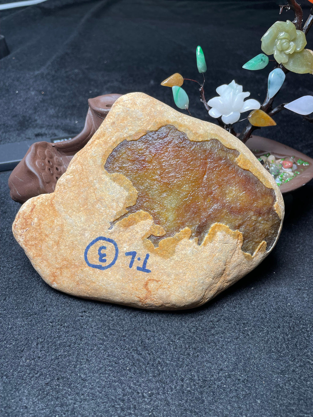 大马坎开窗冰黄翡（yc506962）