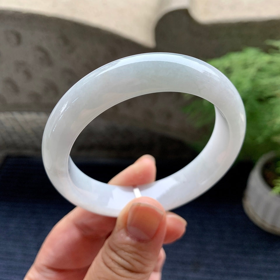 糯种无色平安镯（55.2mm）（yc093447）