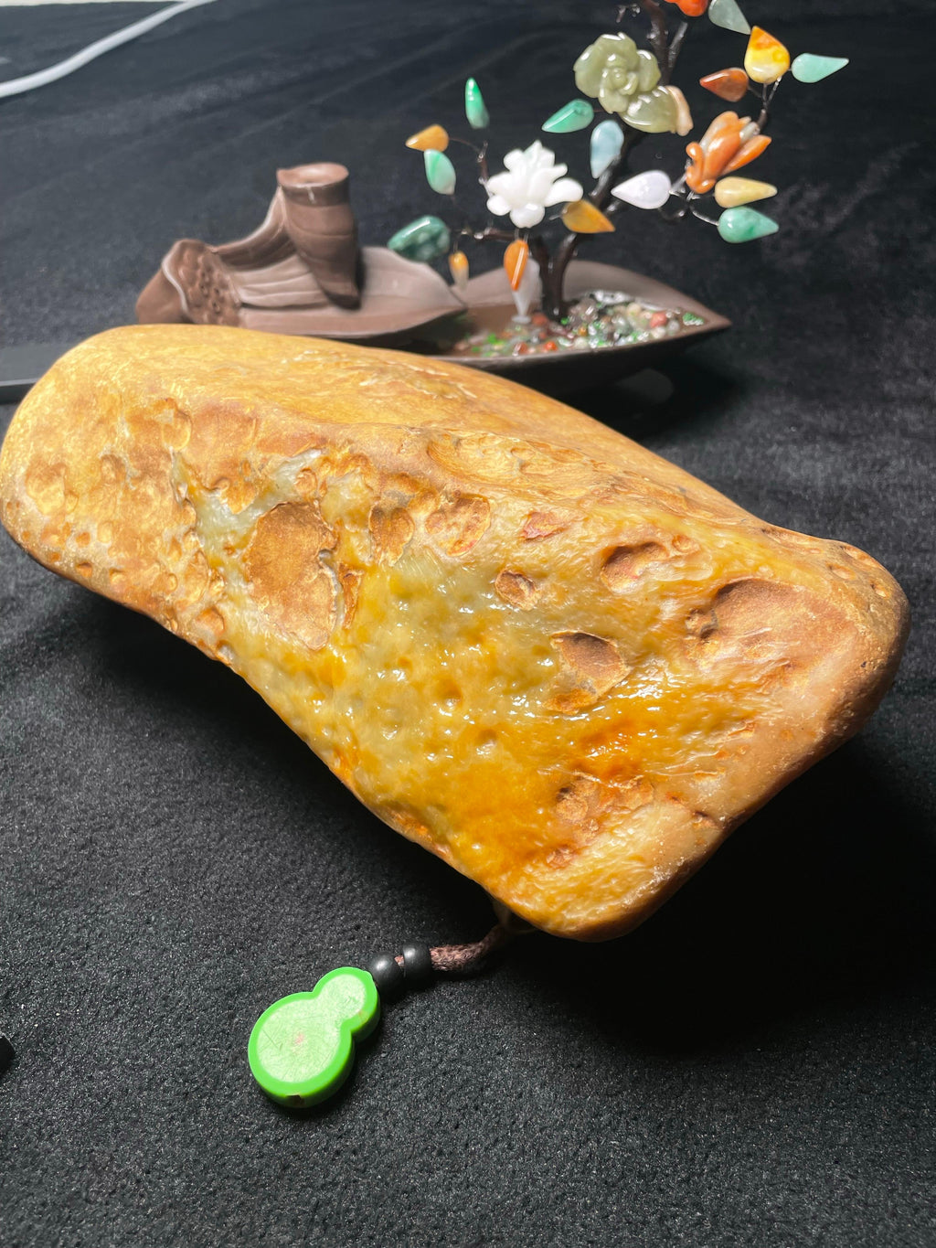 大马坎极品黄翡手镯料（yc498831）