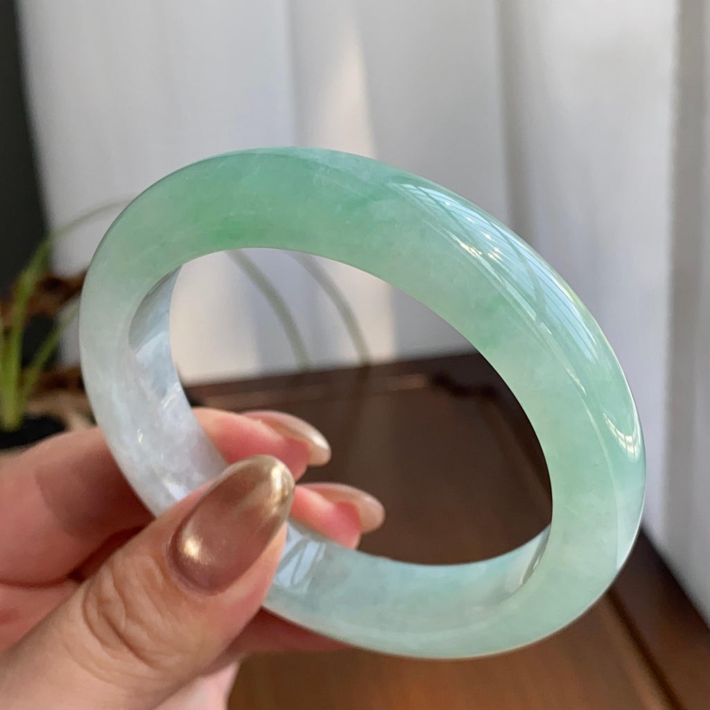 糯冰种晴底平安镯（57圈）（yc259095）