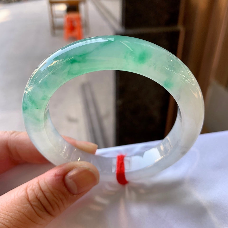 冰飘花平安镯（58.5mm）（yc057670）