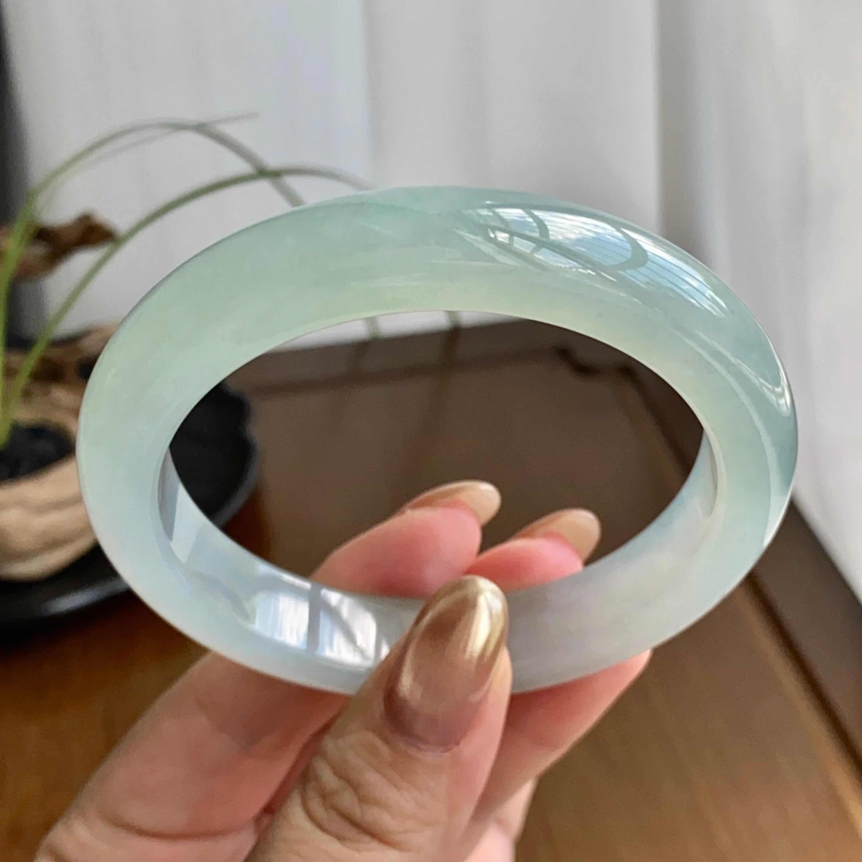 冰种晴底平安镯（58圈）（yc258949）