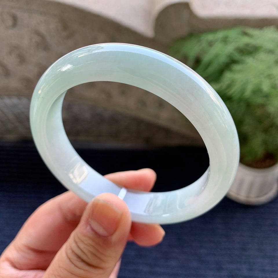 细糯种带底色平安镯（57.2mm）（yc079300）