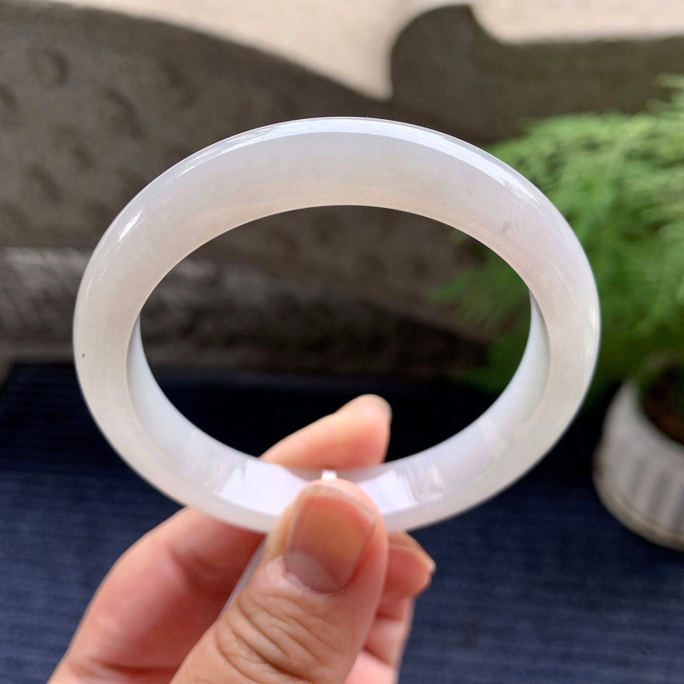 细糯种无色平安镯（56.3mm）（yc093313）