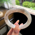 糯冰种茶色冰乌鸡正圈平安镯 56.3圈（yc707468）