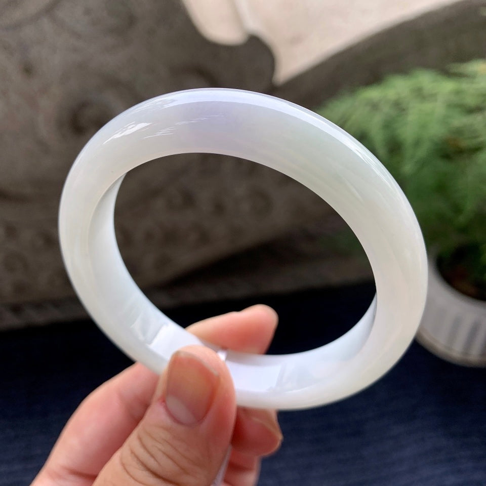 细糯种紫罗兰平安镯（58mm）（yc091746）