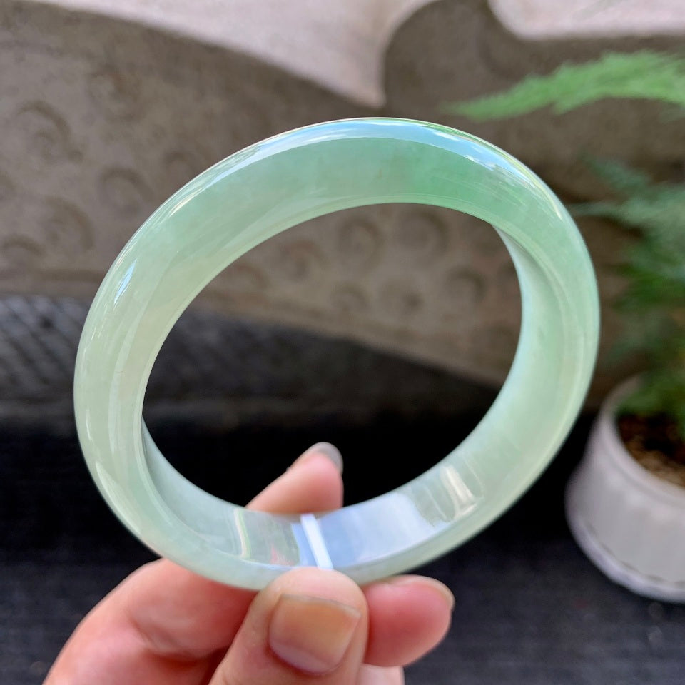 糯冰晴水平安镯（58.4mm）（TF06271625）
