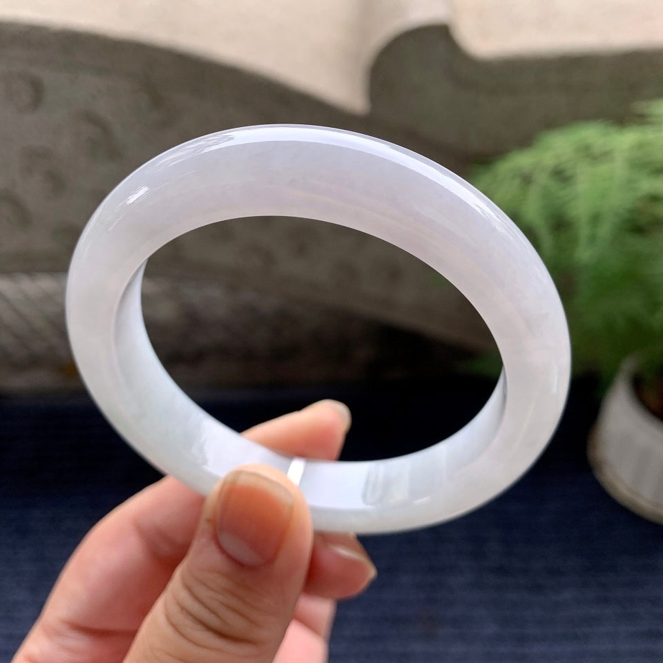 糯种无色平安镯（57.4mm)（yc089981）