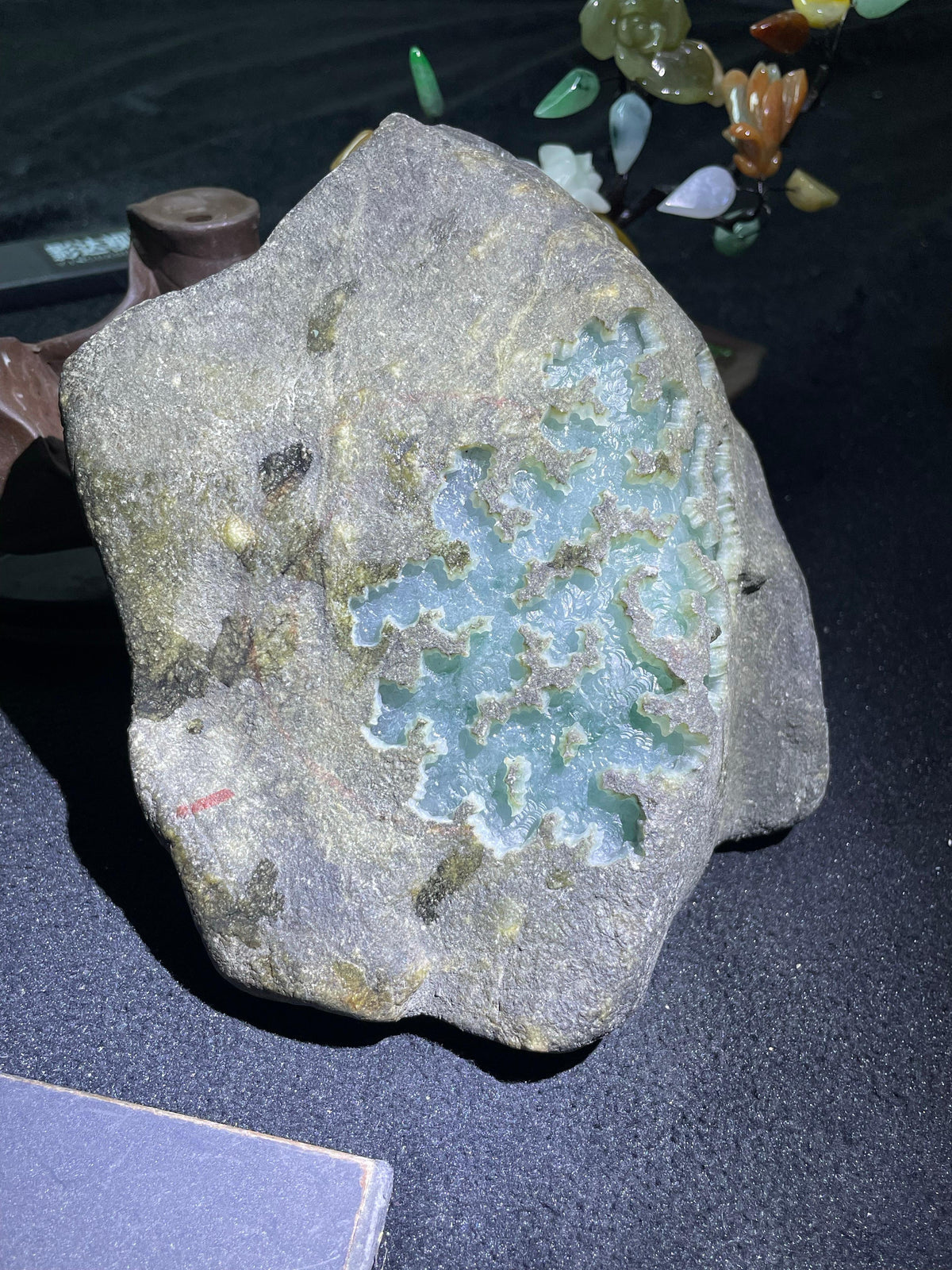 极品莫西沙开窗冰飘花（yc706125）