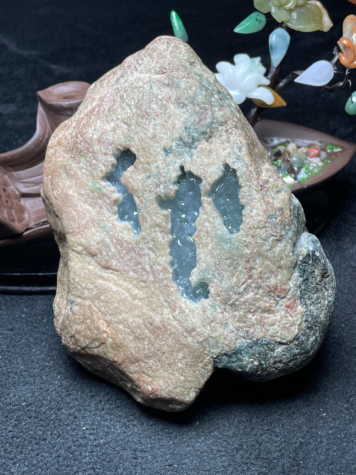 木那开窗冰胶底飘色花（yc693714）