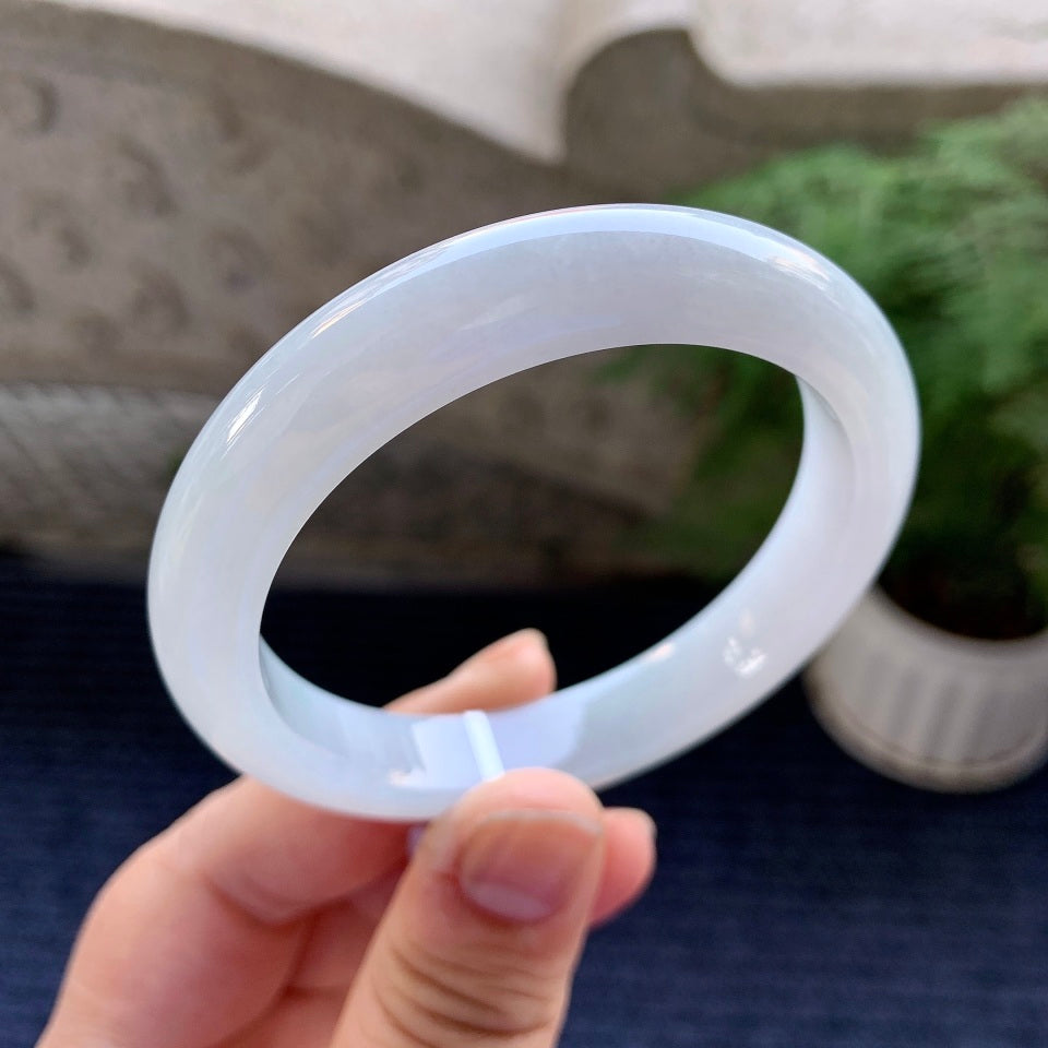 细糯种无色平安镯（55.8mm）（yc079177）