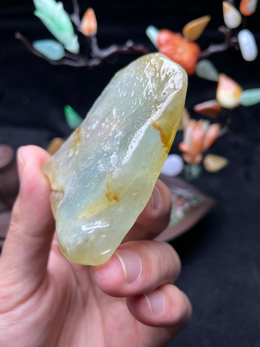 冰黄雪花棉片料（yc709284）