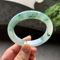 细糯种飘花平安镯（55.7mm）（yc098971）