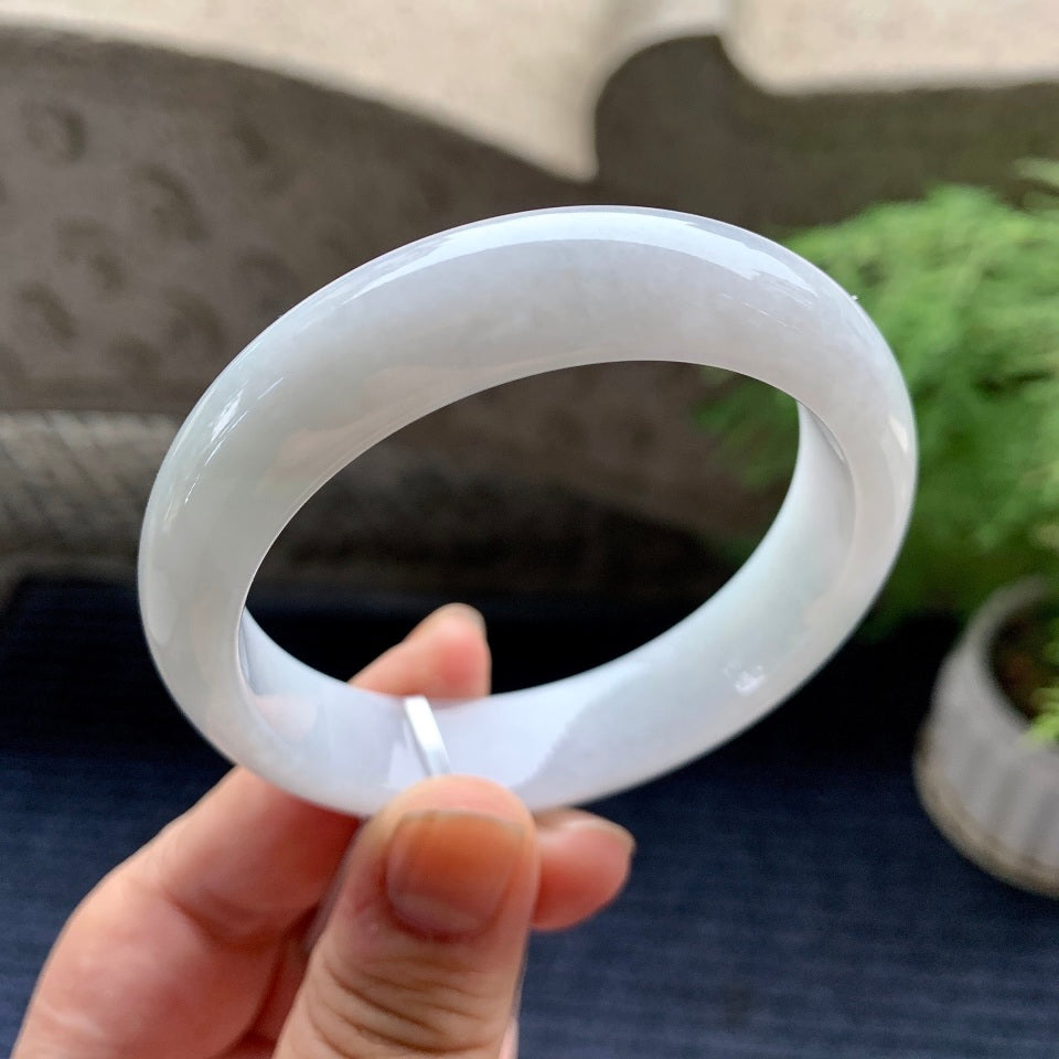 糯种无色平安镯（55.2mm）（yc093447）