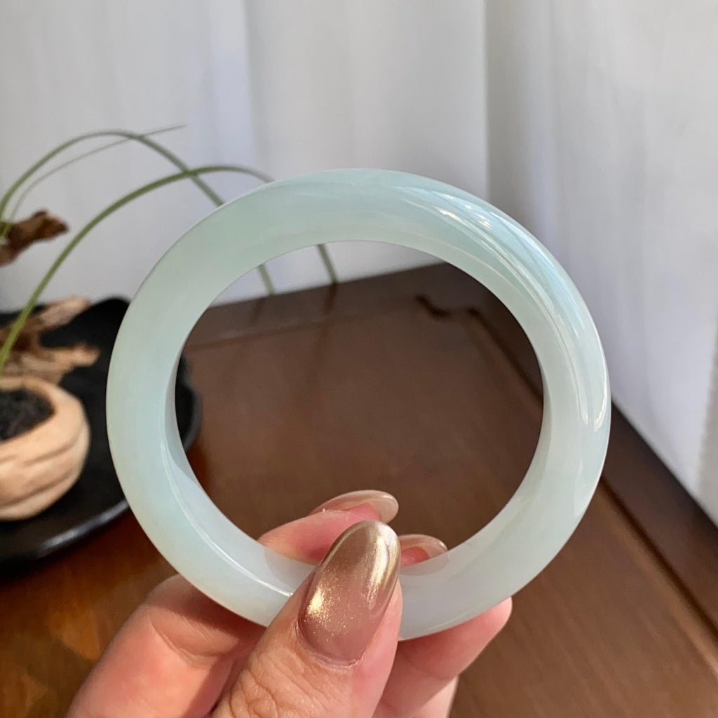 糯冰种晴底平安镯（54圈）（yc259081）