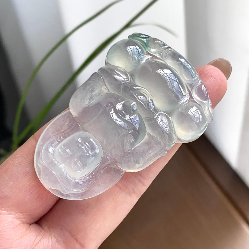 冰种飘花观音吊坠（yc262754）