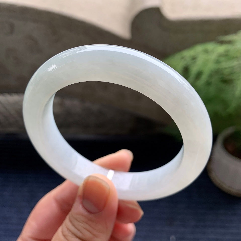 细糯种无色平安镯（56.2mm）（yc088800）