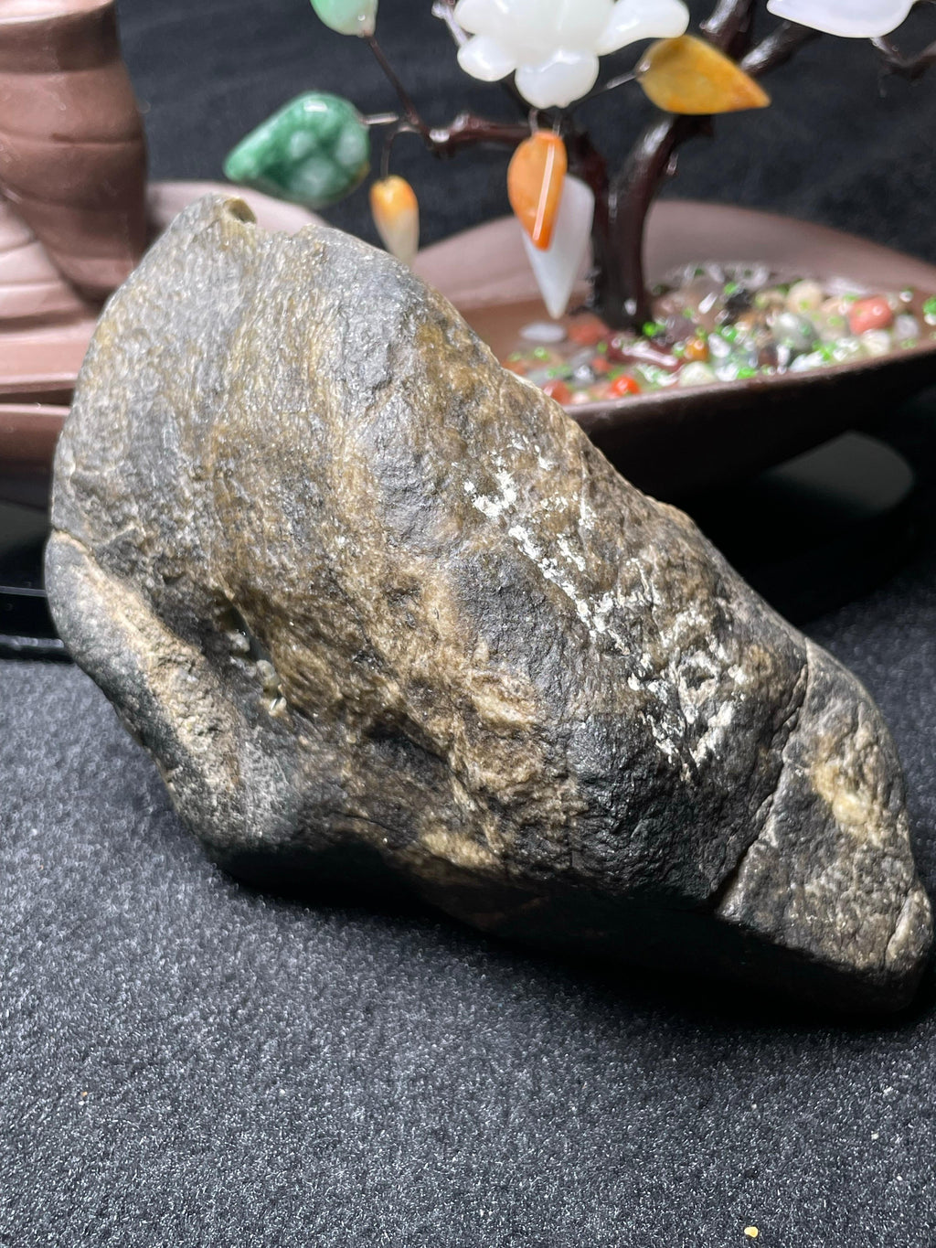 莫西沙开窗冰底飘花牌子料（yc493360）