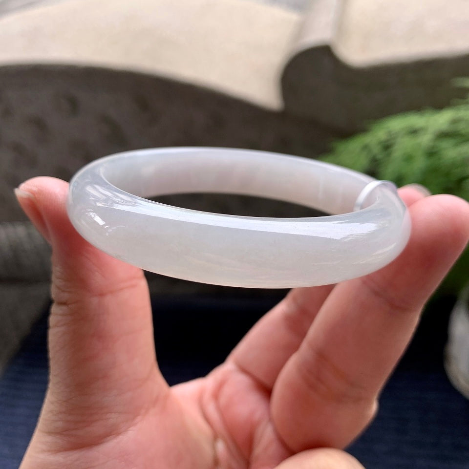 细糯种无色平安镯（56.3mm）（yc093313）