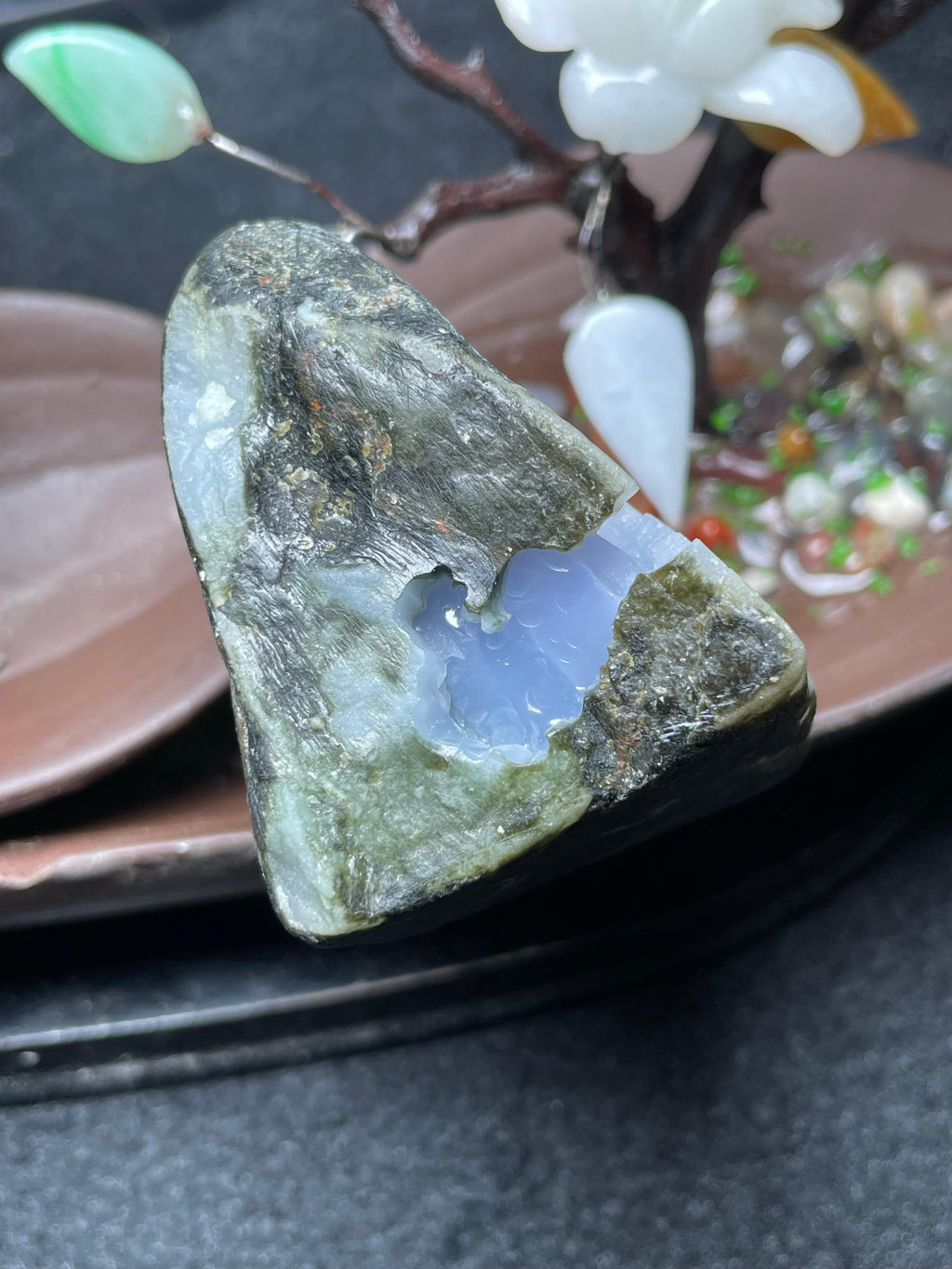 会卡开窗半抛光冰紫小精品（yc695211）