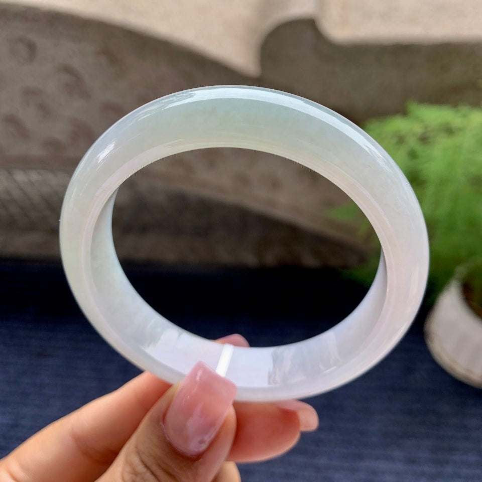 细糯种带底色平安镯（57mm·）（yc094309）