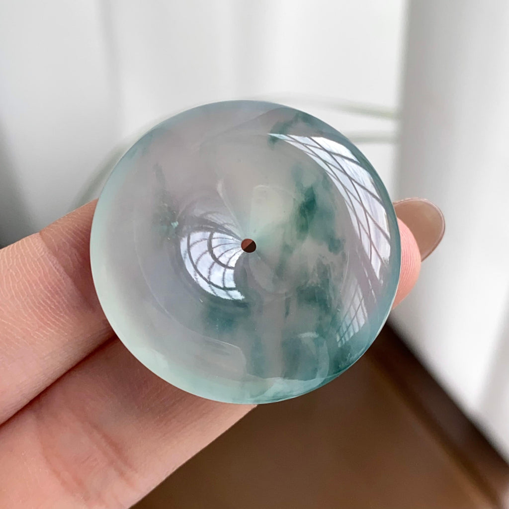 冰种飘花平安扣吊坠（yc262770）