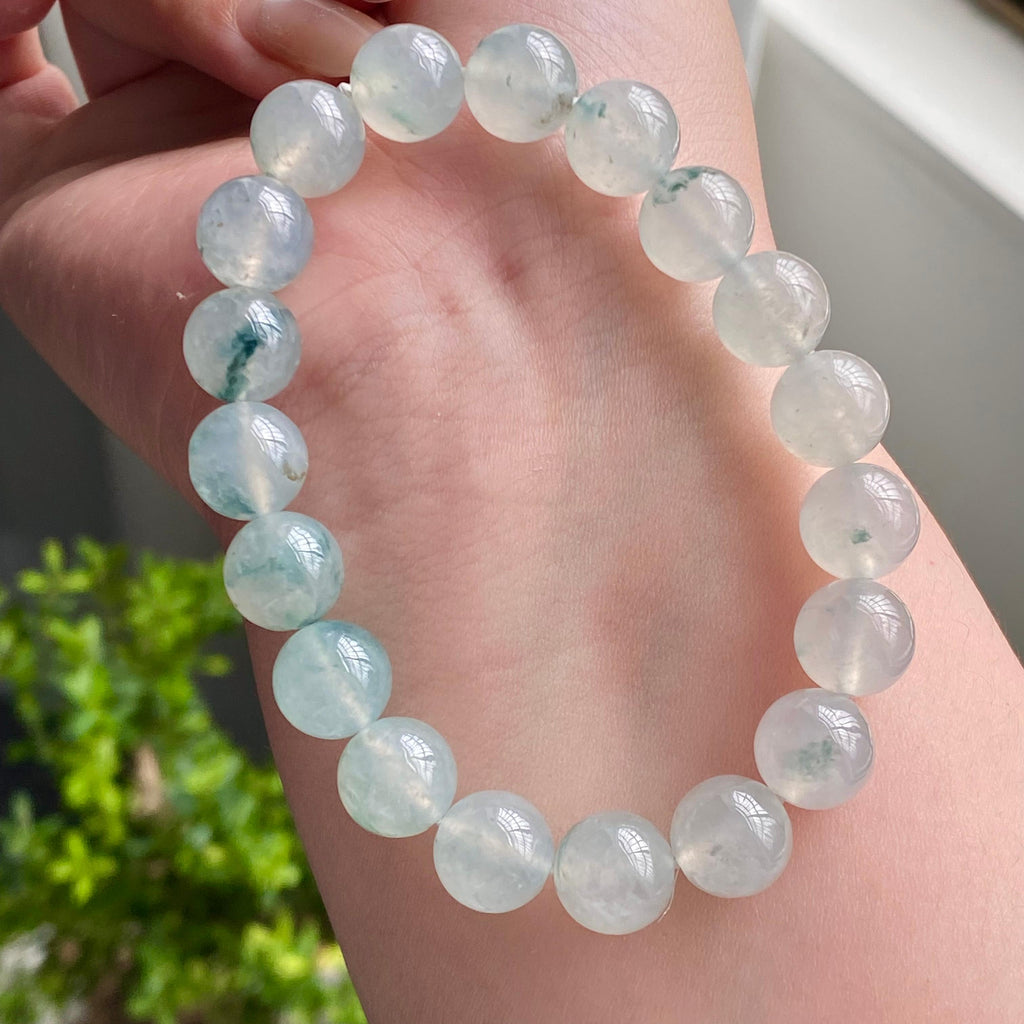 冰种飘花单圈手串（19颗）（yc202559）