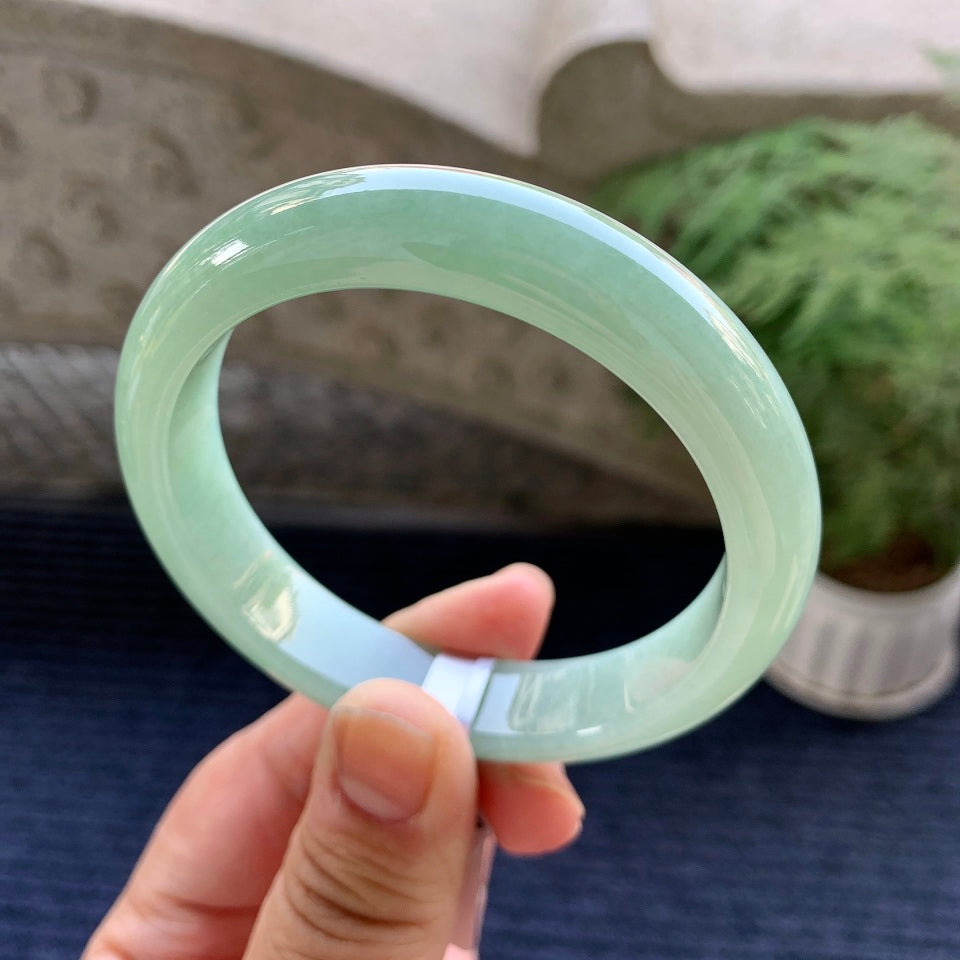 细糯种晴底色平安镯（58mm）（yc079274）