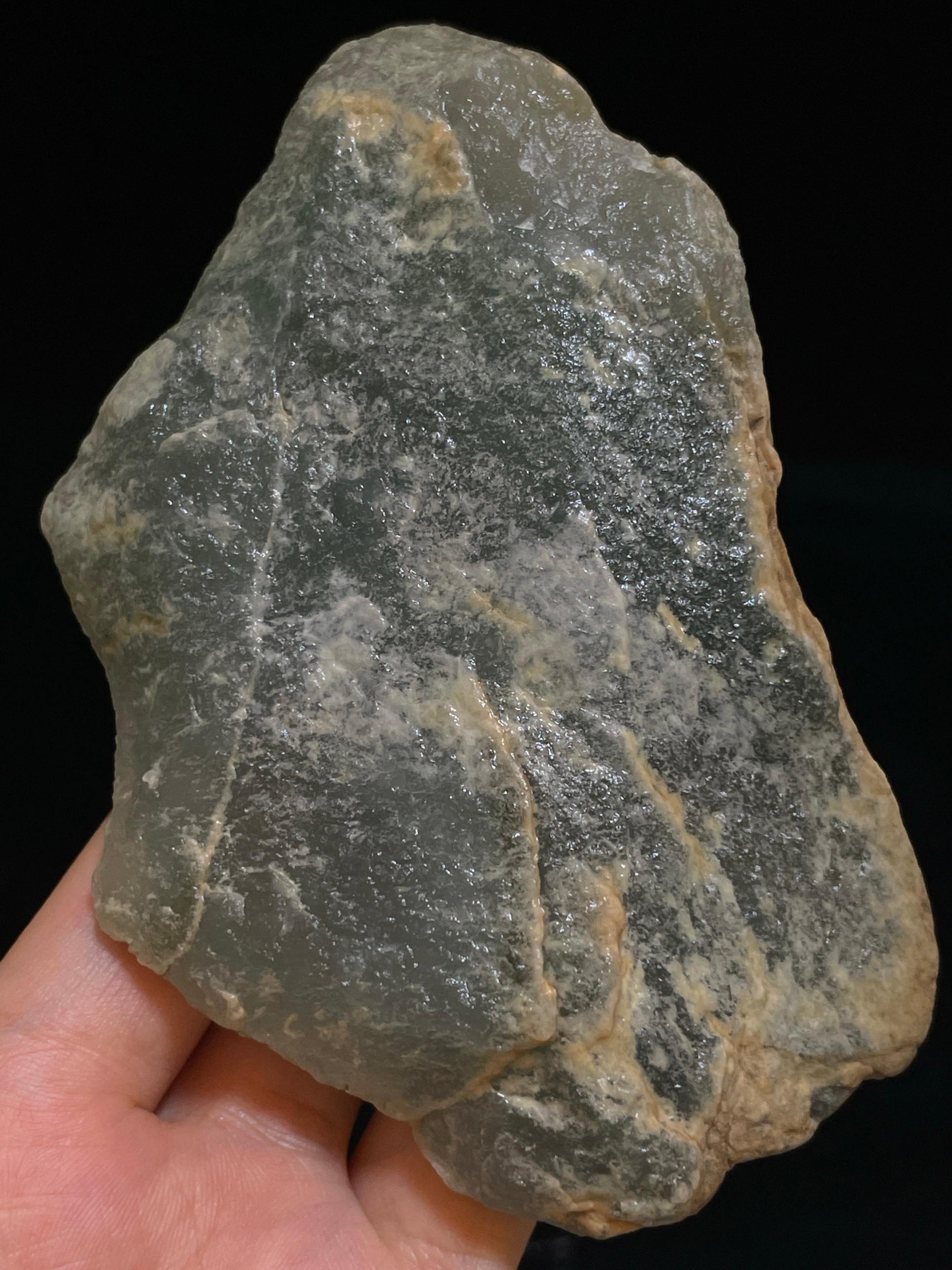 老坑莫西沙冰种脱沙种水料（yc338138）