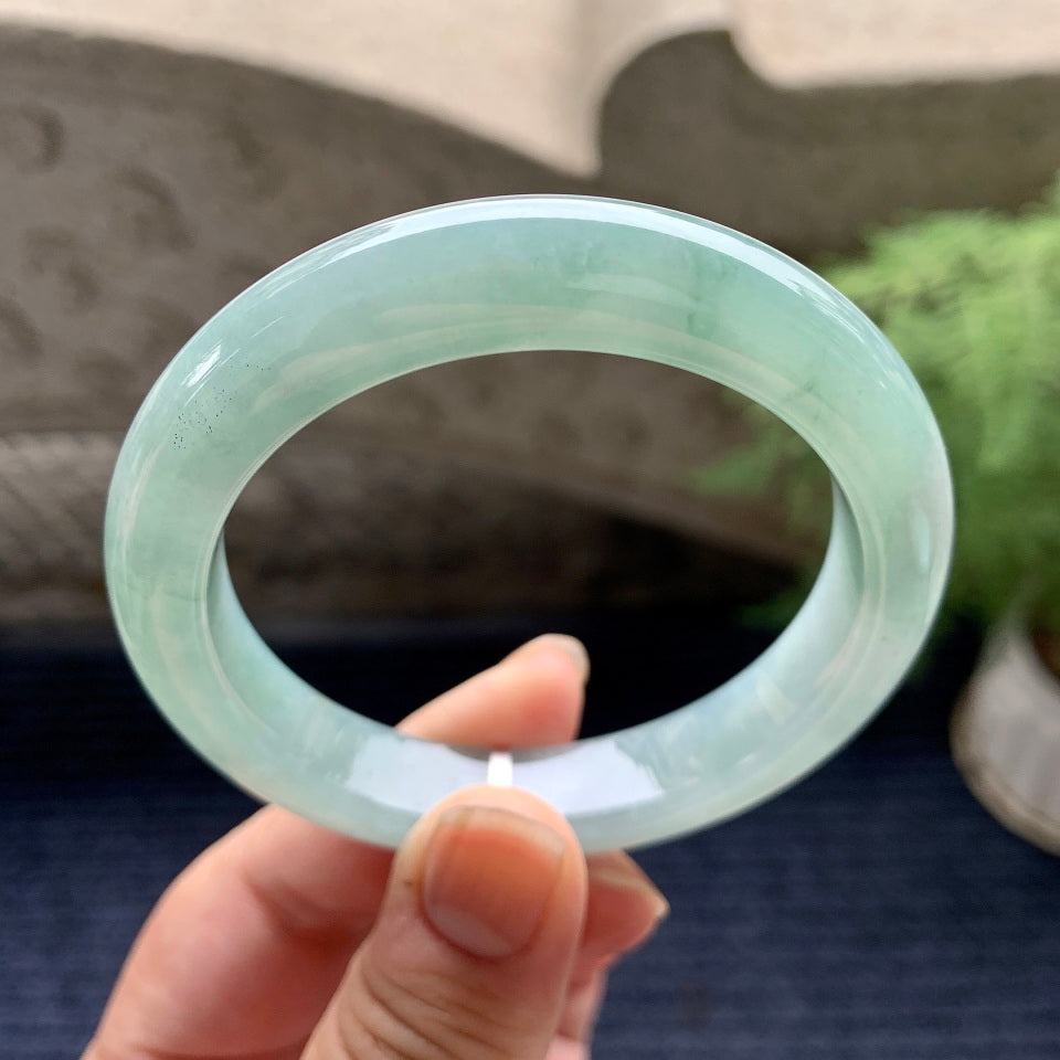 细糯种晴底平安镯（55.5mm)（yc089971）